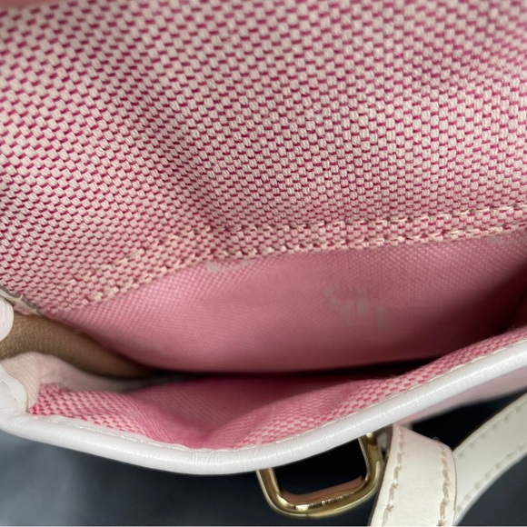 Dooney & Bourke Pink and White Crossbody Bag - Picture 6 of 8